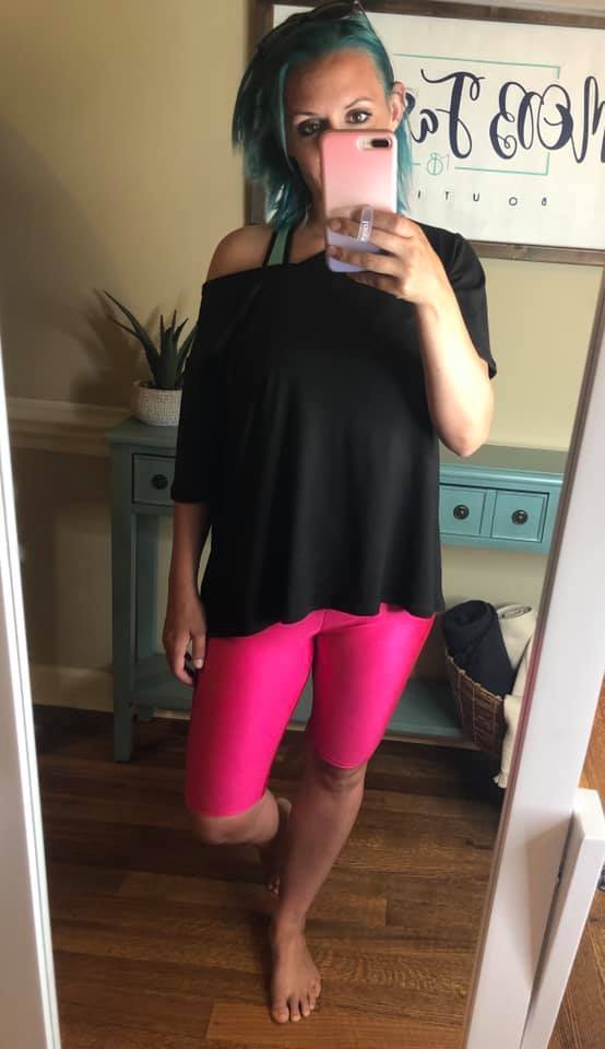 Bermuda Leggings | Hot Fuchsia