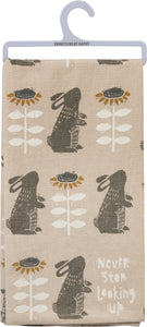 Never Stop Looking Up Dish Towel