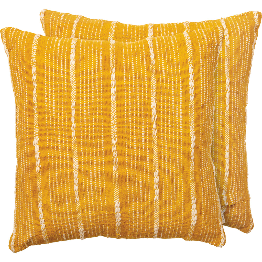 Saffron Dobby Pillow