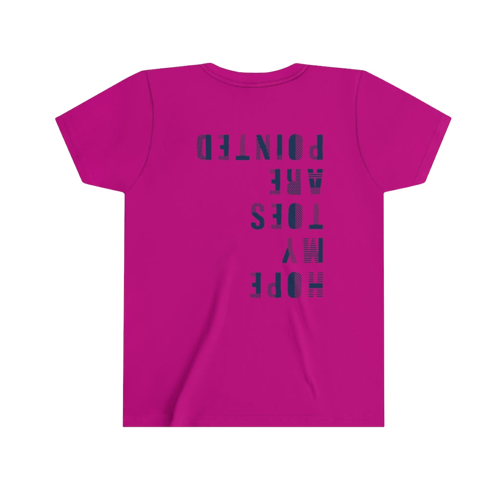 Country Gymnastics Youth Short Sleeve Tee with Back Design