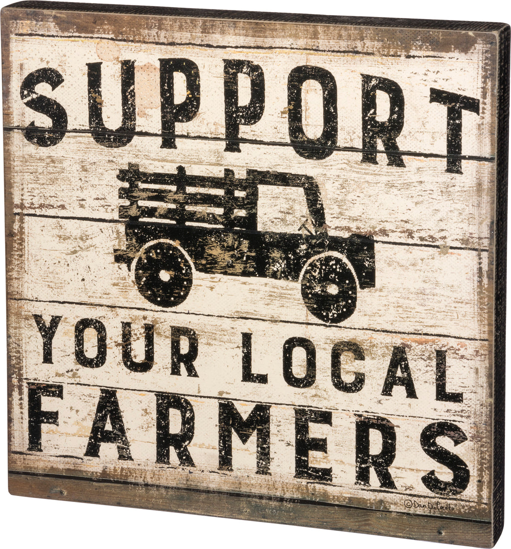 Local Famers Box Sign