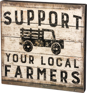 Local Famers Box Sign