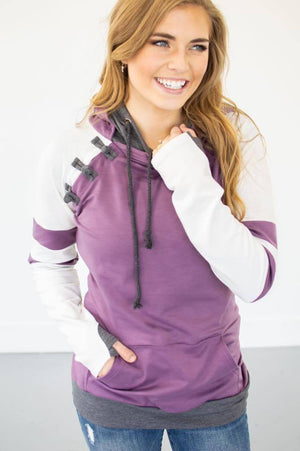 Violet Varsity Hoodie