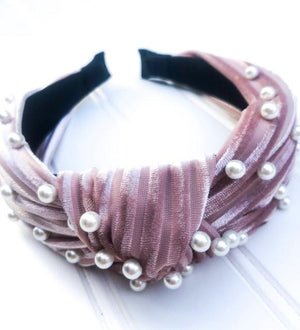 Pearl Knot Top Headband