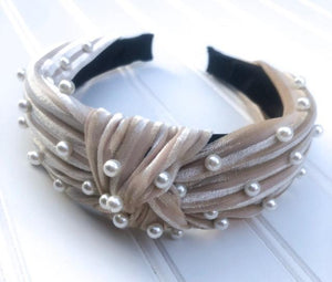 Pearl Knot Top Headband