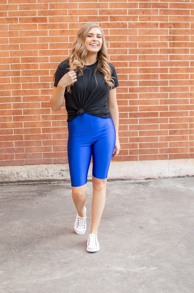Bermuda Leggings | Royal Blue