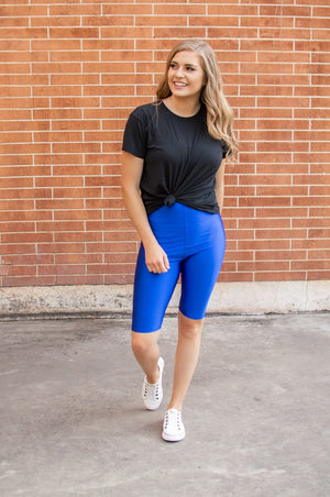 Bermuda Leggings | Royal Blue