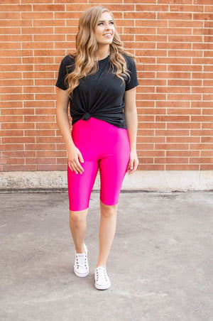 Bermuda Leggings | Hot Fuchsia