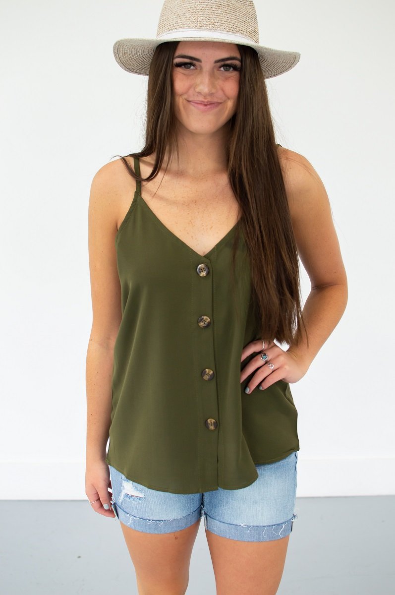 Button Down Tank | 13 Colors!