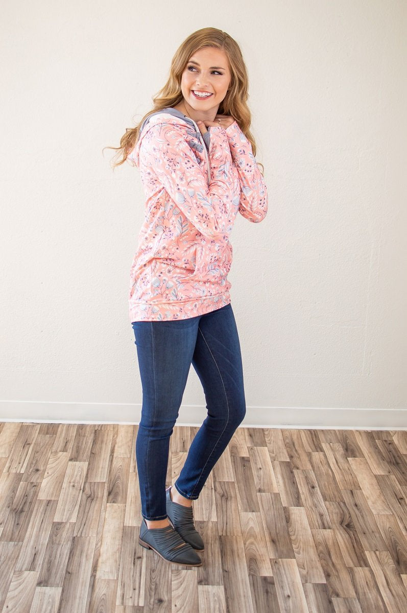 Spring Floral Hoodie