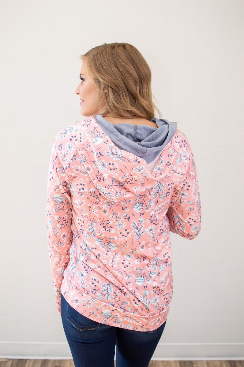 Spring Floral Hoodie