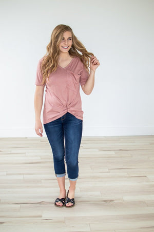 Slouchy Pocket Tee | Multiple Colors!