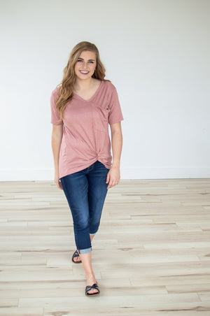 Slouchy Pocket Tee | Multiple Colors!