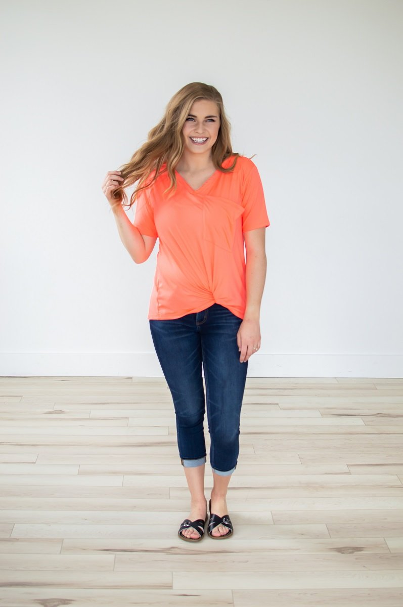 Slouchy Pocket Tee | Multiple Colors!