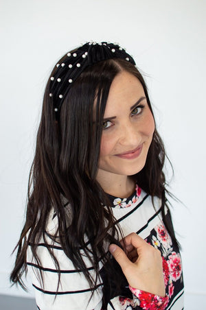 Pearl Knot Top Headband