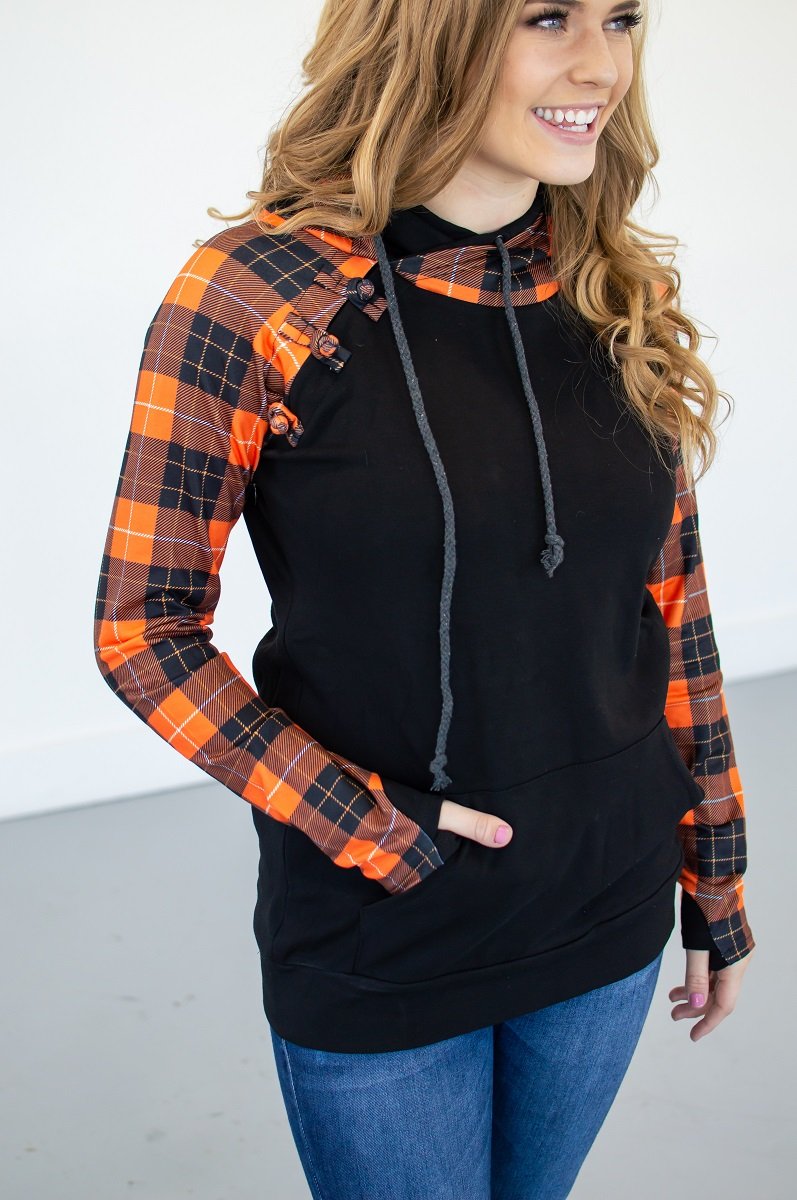 Retro Plaid Hoodie