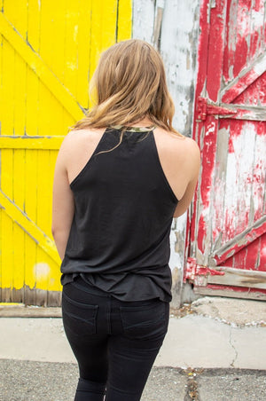 Rocker Tank | Black and Camo 🇺🇸