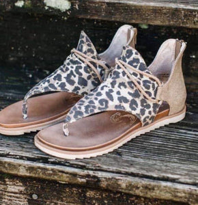 Very G Leopard Sparta Sandal