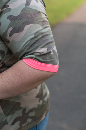 Neon Camo Tee