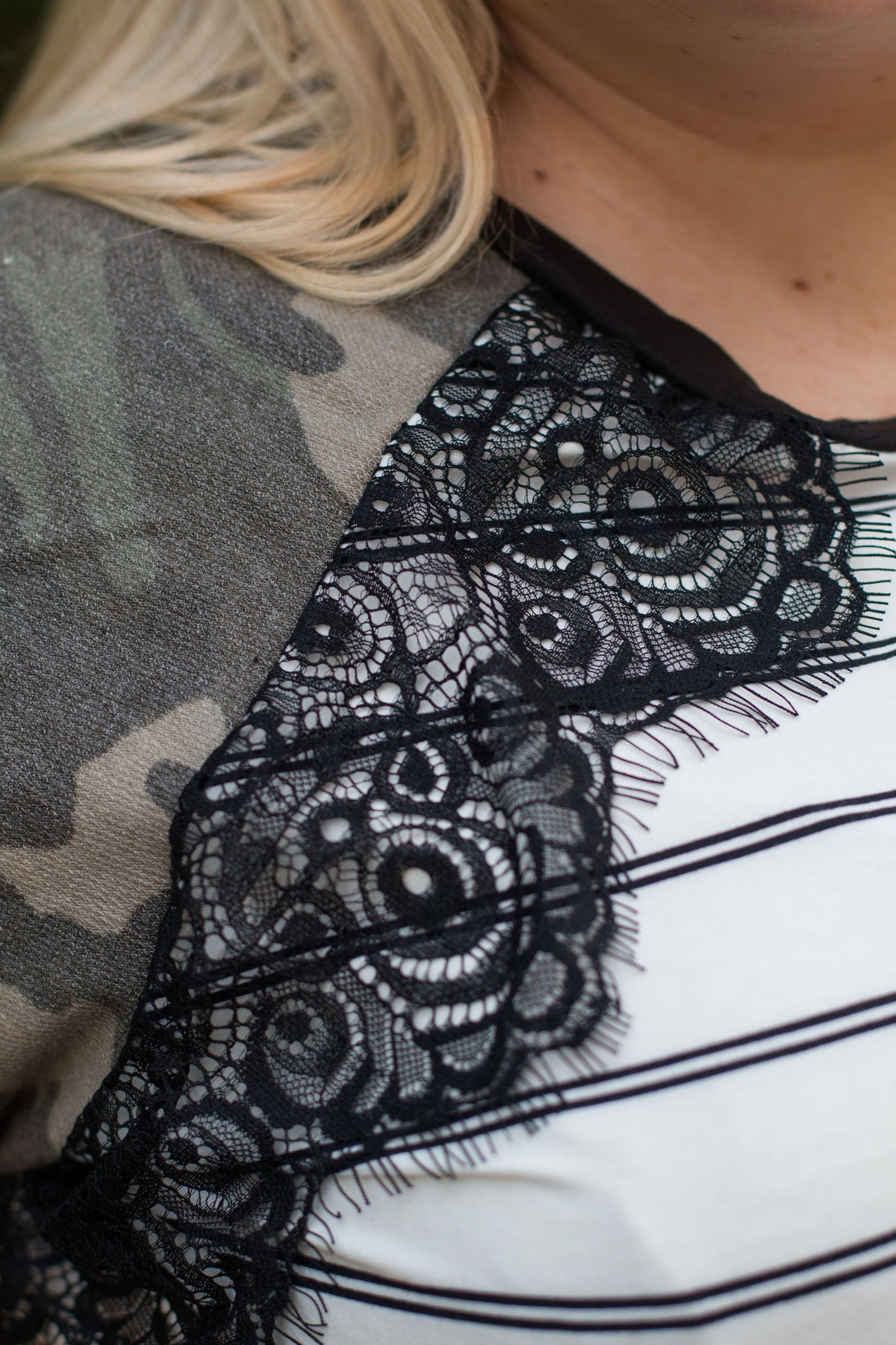Little Bit of Lace Dress | Camo