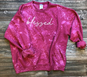 PRE ORDER Distressed Blessed Sweatshirt