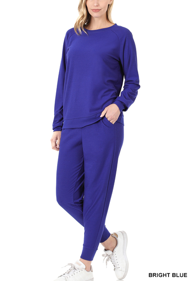 Black Diana French Terry Jogger Set