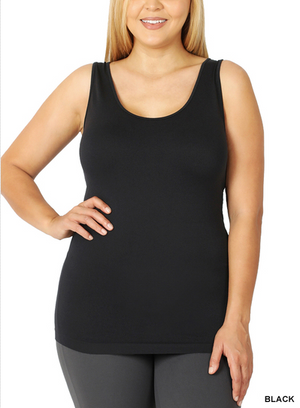 Teyana Scoop Neck Seamless Tank