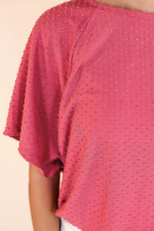 Elegant Bliss Swiss Dot Top