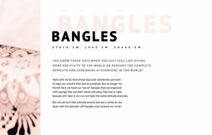 Quote Bangles (Multiple Designs)