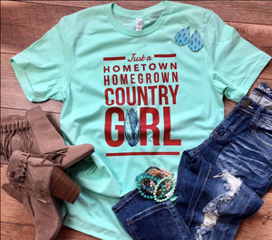 Hometown Homegrown Country Girl T-Shirt