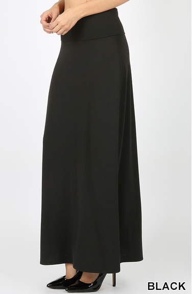 Rayon Maxi Skirt