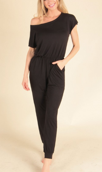 Mandy Classic Black Jumpsuit