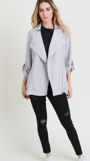 Melinda Drape Collar Jacket
