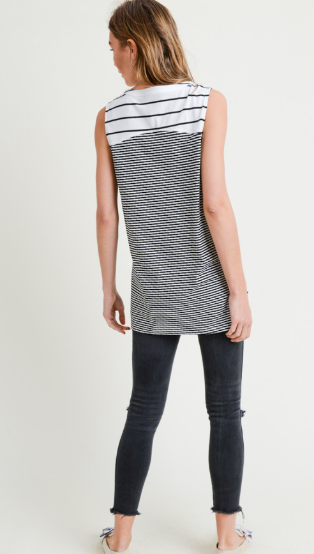 Jaci Mixed Stripe Tank