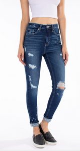 Julie High Rise Distressed KanCan Jeans