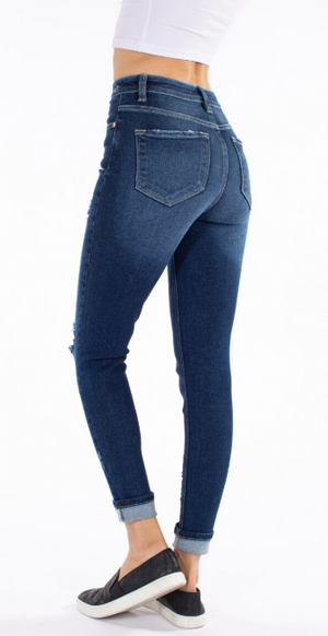 Julie High Rise Distressed KanCan Jeans