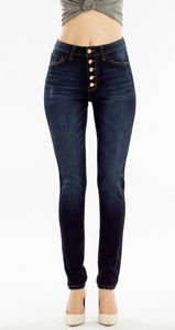 Carmen Curvy Fit Dark Wash KanCan Skinny