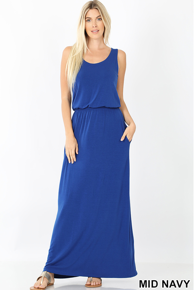 Bubble Top Maxi Dress