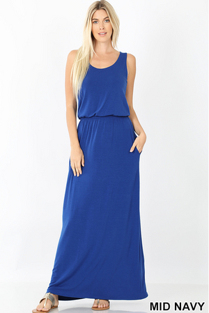 Bubble Top Maxi Dress