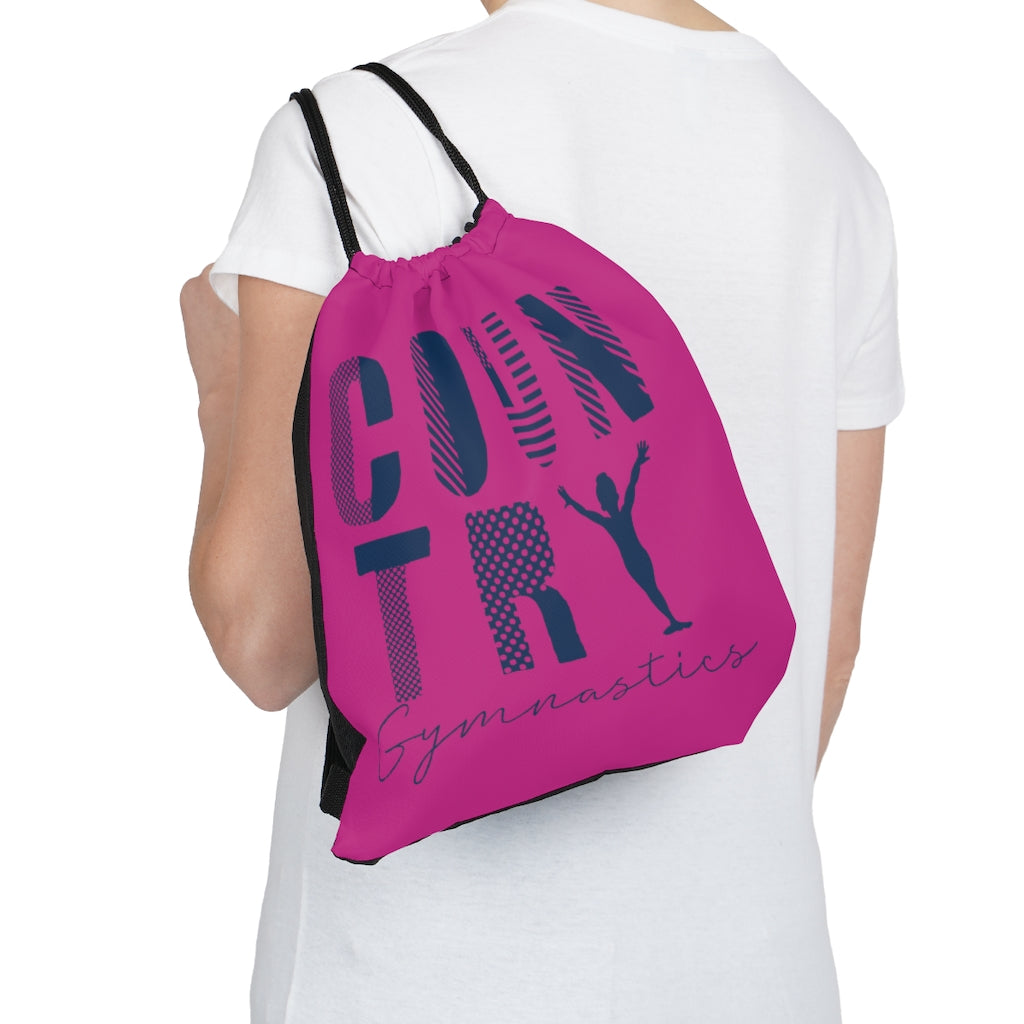Country Gymnastics Outdoor Drawstring Bag