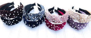 Pearl Knot Top Headband