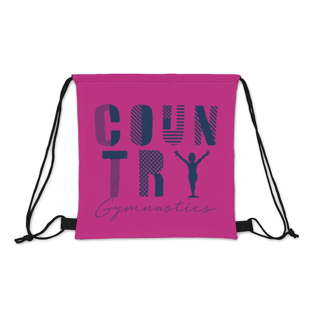 Country Gymnastics Outdoor Drawstring Bag