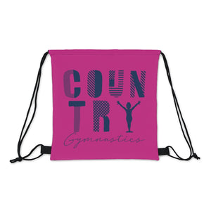 Country Gymnastics Outdoor Drawstring Bag