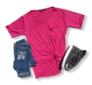 Slouchy Pocket Tee | Multiple Colors!