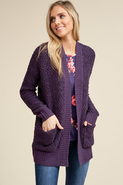 Plum cardigan 2025