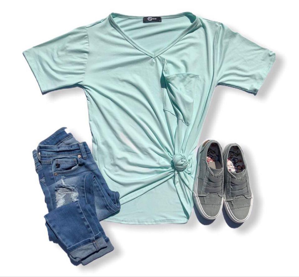 Slouchy Pocket Tee | Multiple Colors!