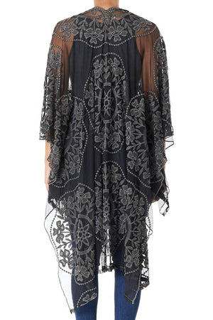 Tia Lace Hi-Lo Kimono